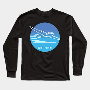 Glider Pilot Sailplane Biplane aerial floating soaring Long Sleeve T-Shirt